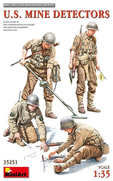 MiniArt 1:35 Scale - US Mine Detectors