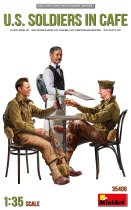 MiniArt 1:35 Scale - US Soldiers in Cafe
