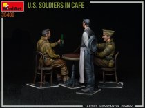 MiniArt 1:35 Scale - US Soldiers in Cafe