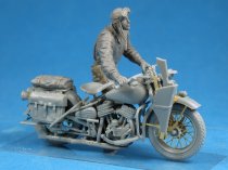 MiniArt 1:35 Scale - US Soldiers with WLA Motorcycles