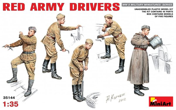 MiniArt 1:35 Scale - Red Army Drivers